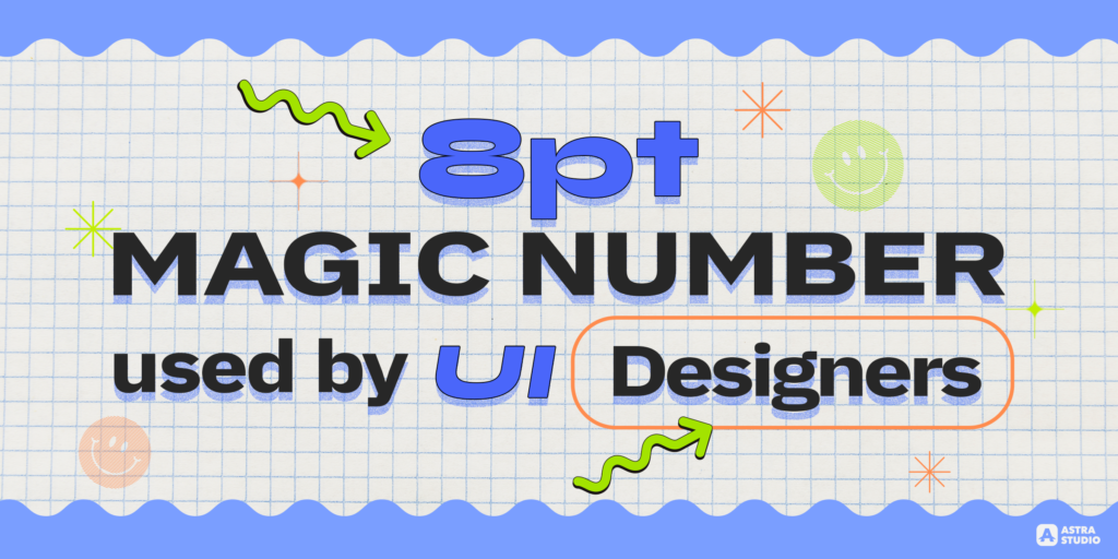 8pt Magic number used by UI designers 